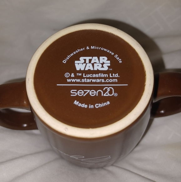 Se7en20 Star wars princess Alei Organa double handl brown mug (061824D) - Picture 4 of 4